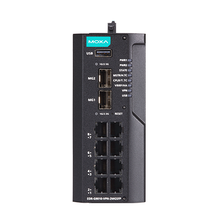 Moxa EDR-G9010 Front Facing Product Image