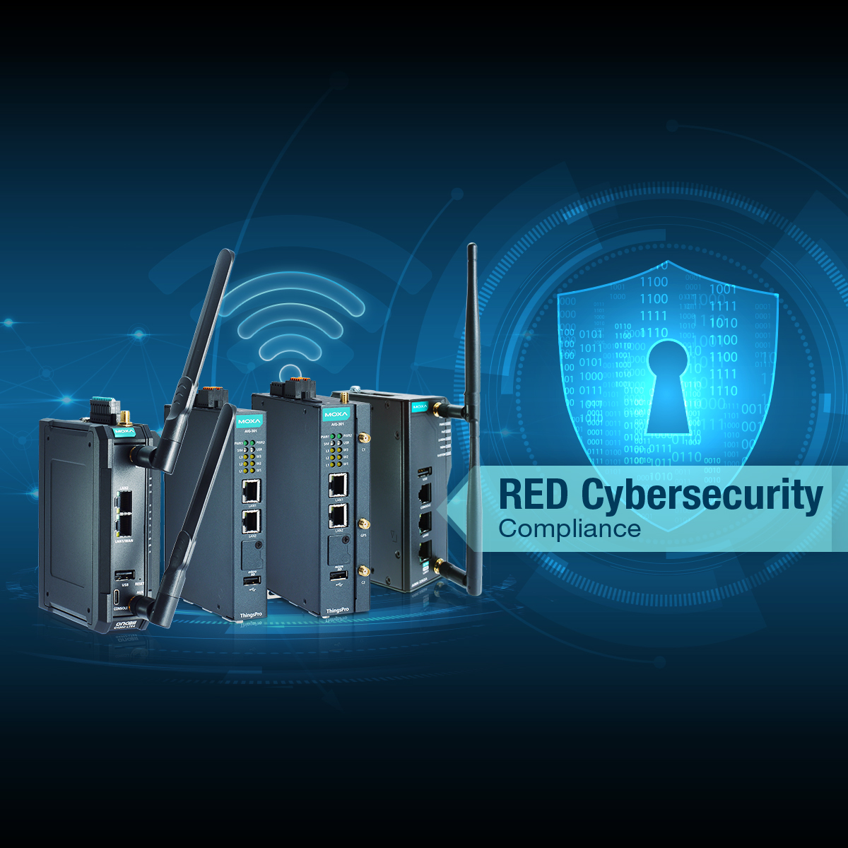 Moxa Acquires EN 18031 EU RED Cybersecurity Certificates for Wireless Product Portfolio