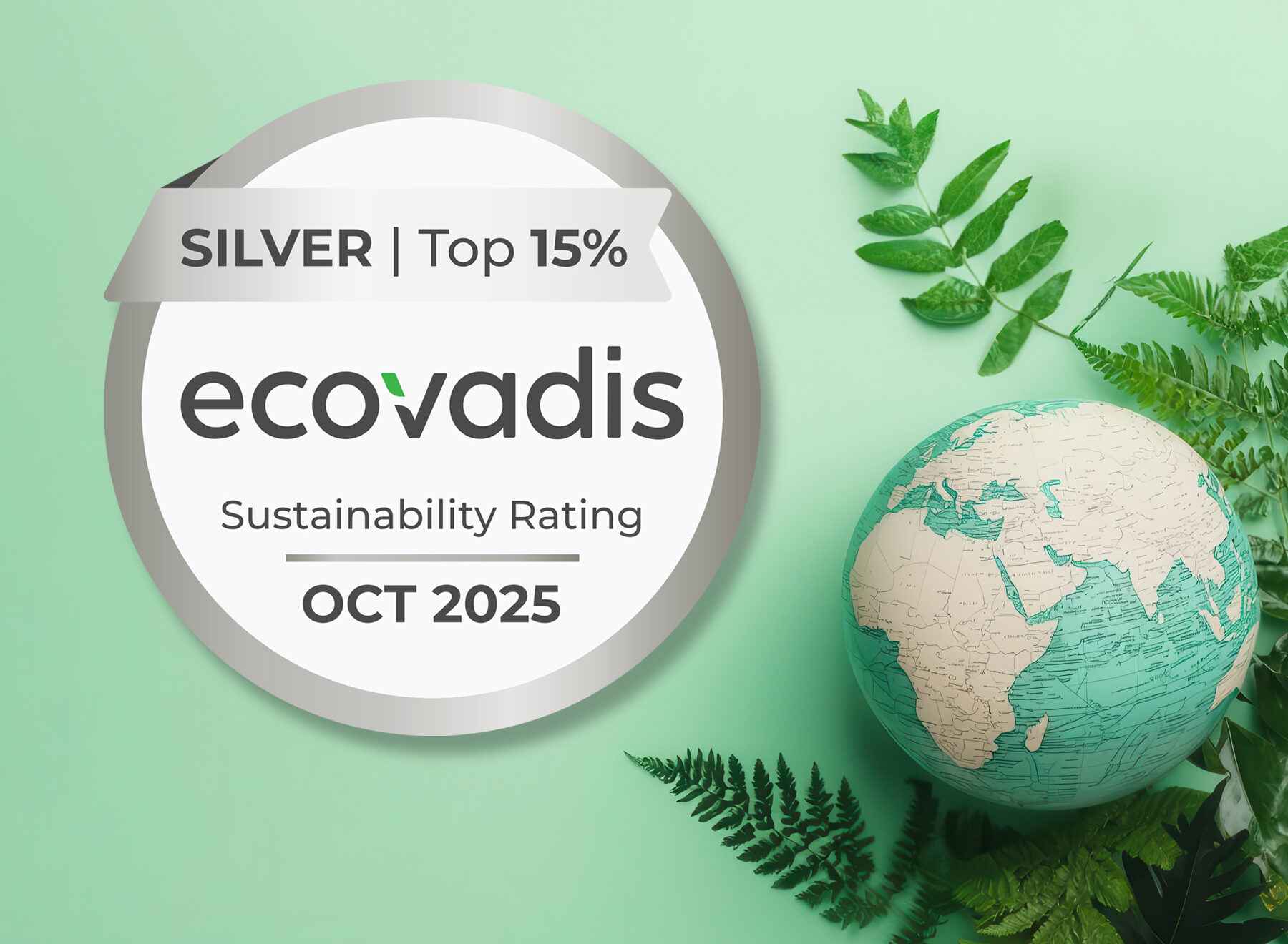 Moxa Wins EcoVadis Silver Medal for Sustainability Performance